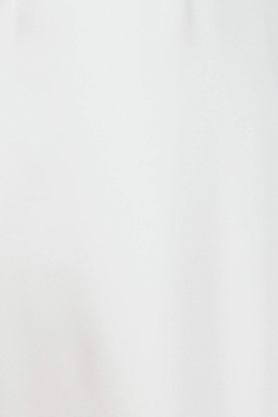 All Your Attention Satin Maxi Dress White