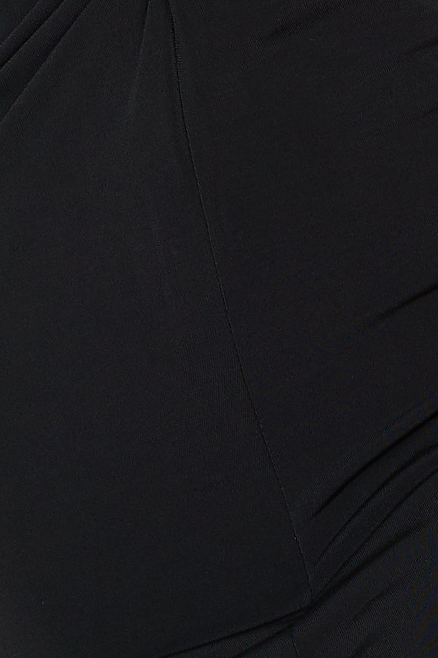 Babe In Town Midi Dress Black