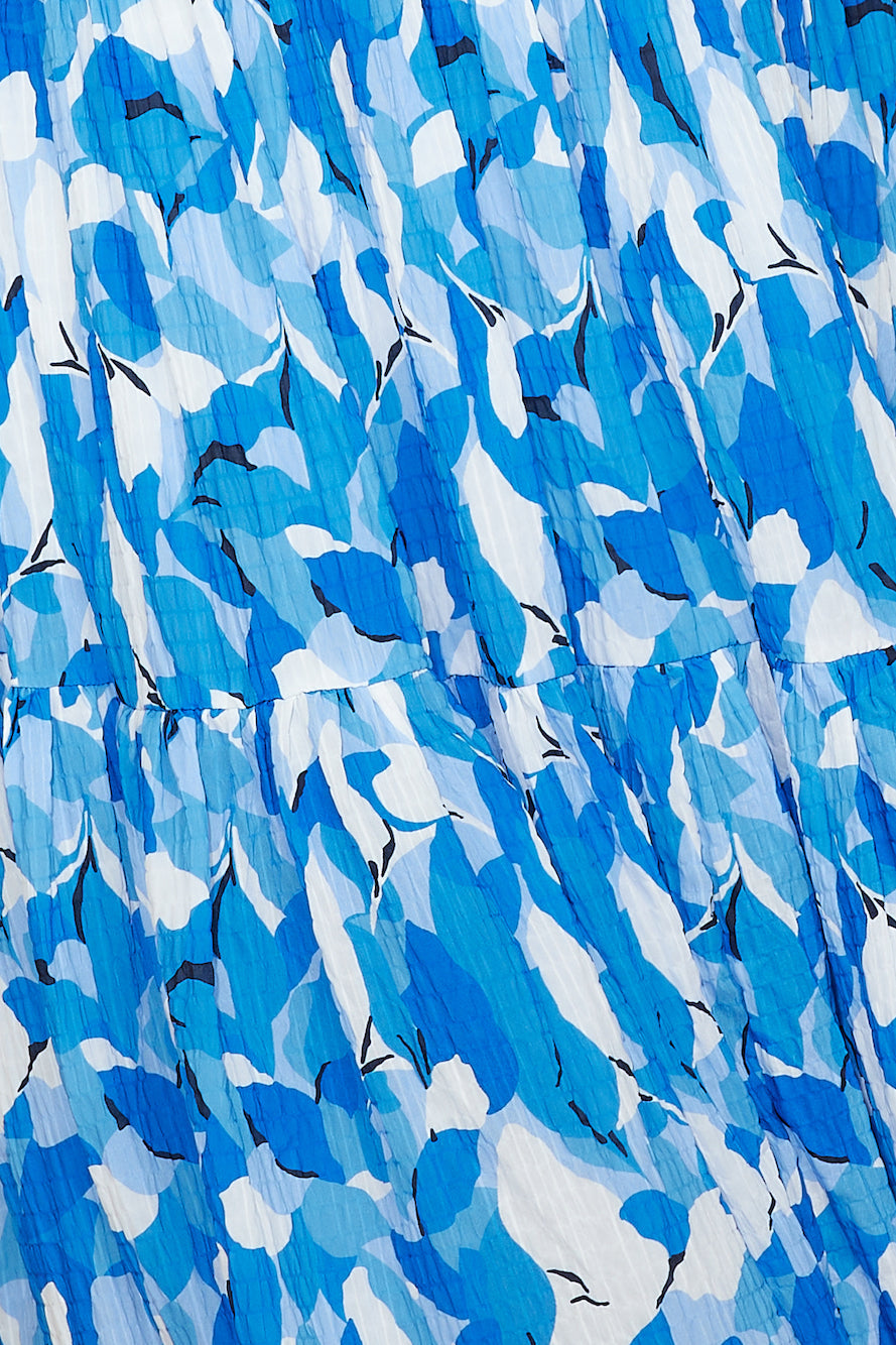 Bloom Beachside Maxi Dress Blue