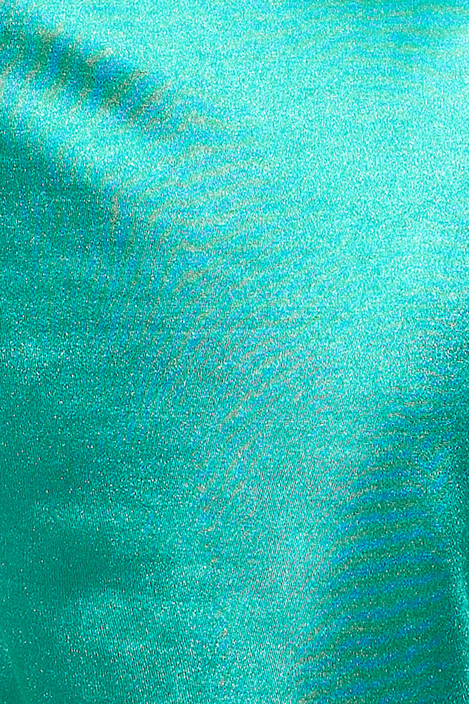 Fashion Show Satin Maxi Dress Green