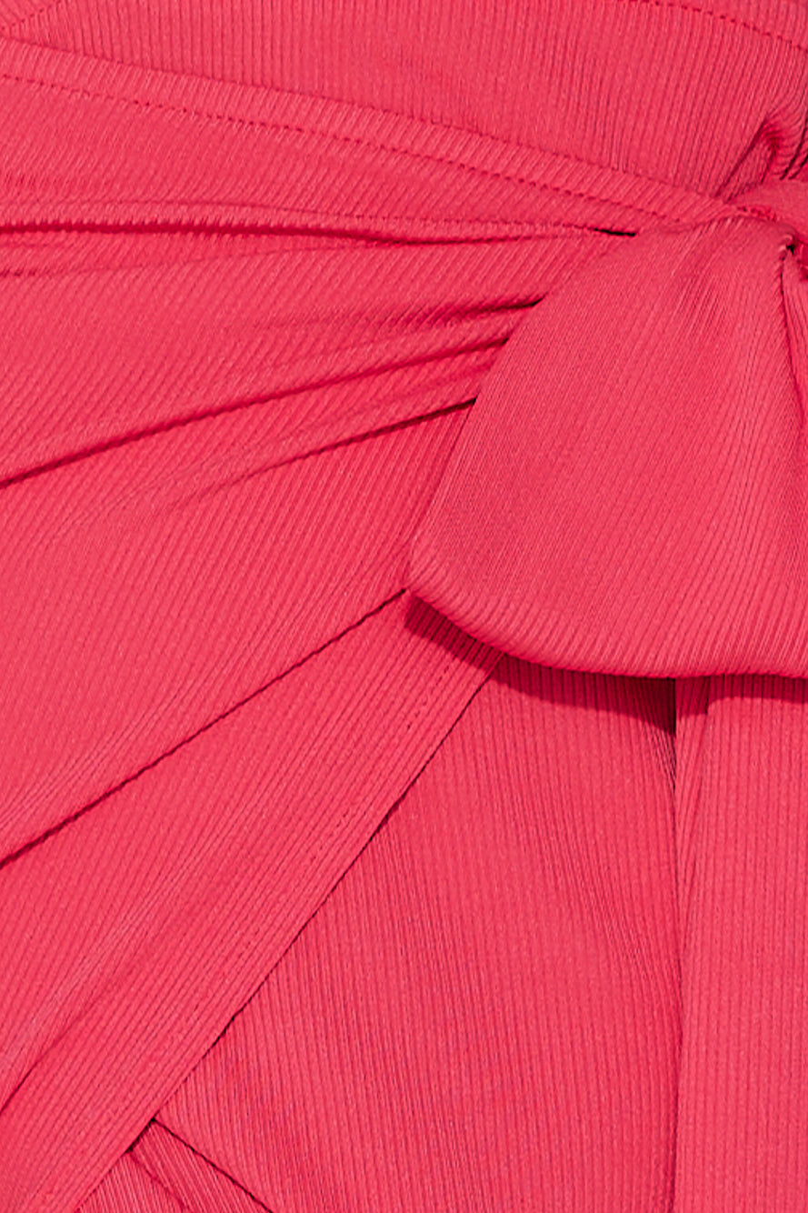 Airplane Mode Midi Dress Hot Pink