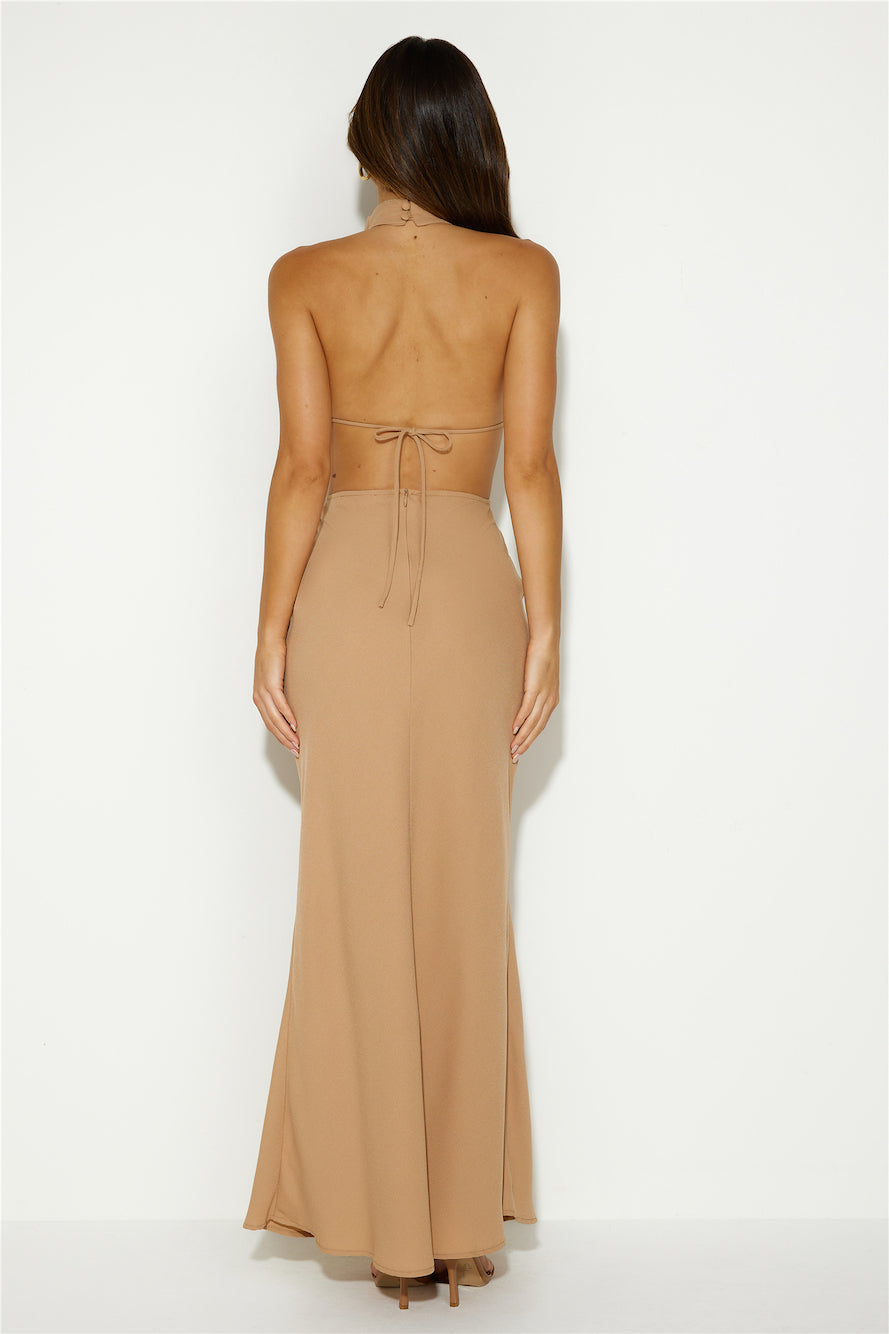 My Pathway Maxi Dress Brown