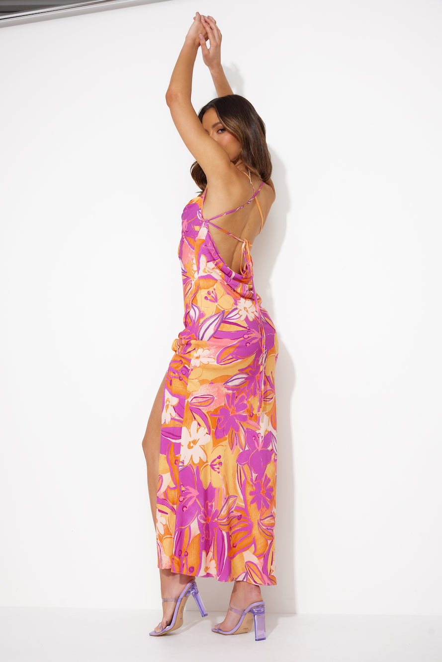Love By Sea Maxi Dress Orange