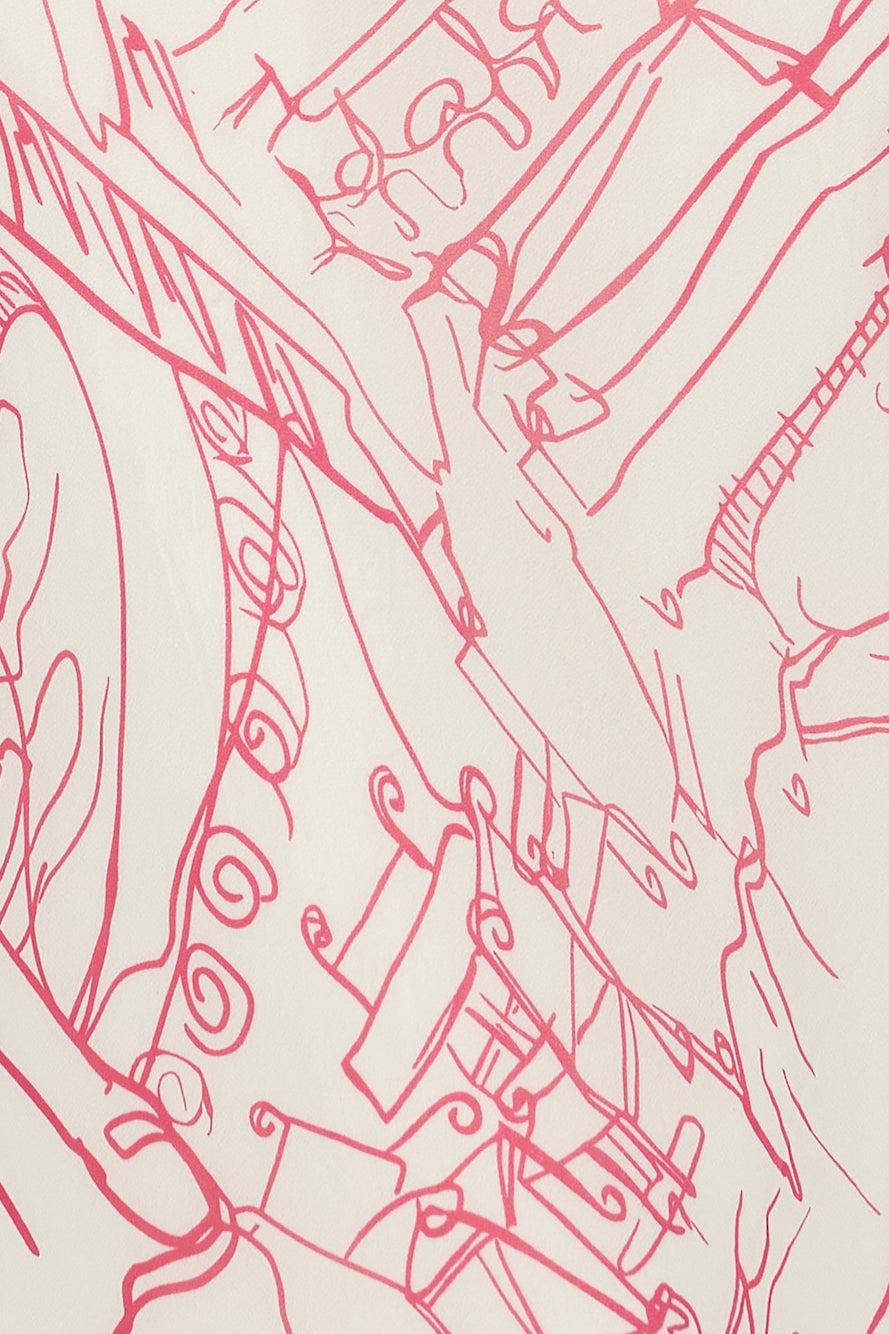 Dancing Pictures Maxi Dress White