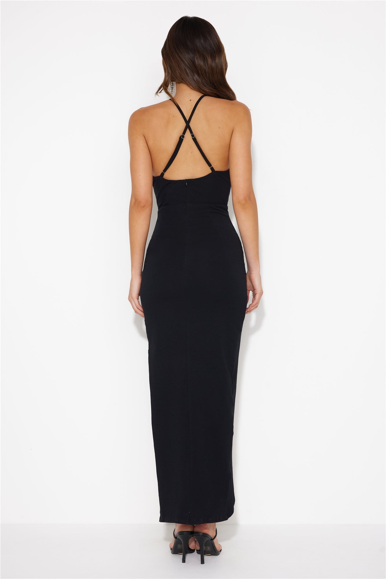 Challenging Strategies Maxi Dress Black