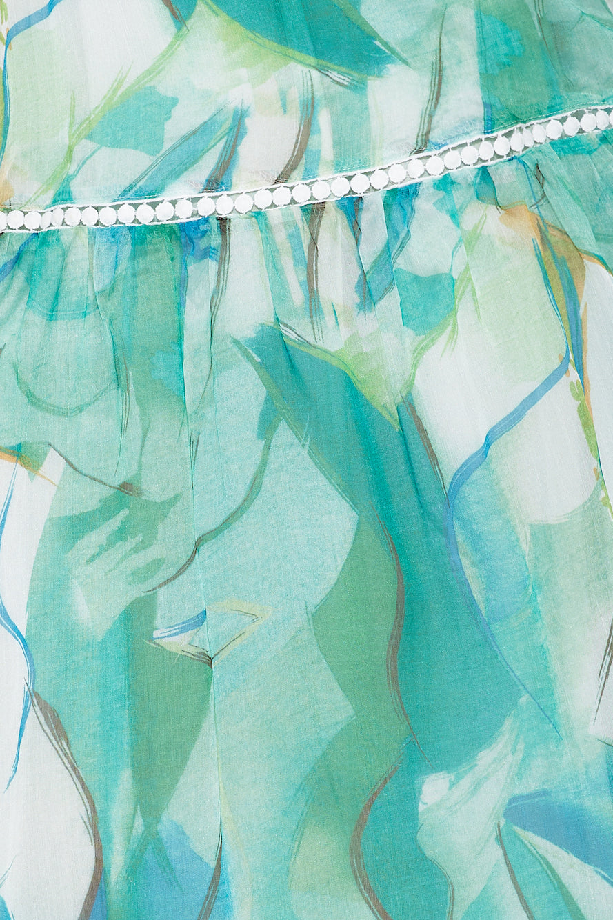 On A Retreat Maxi Dress Green