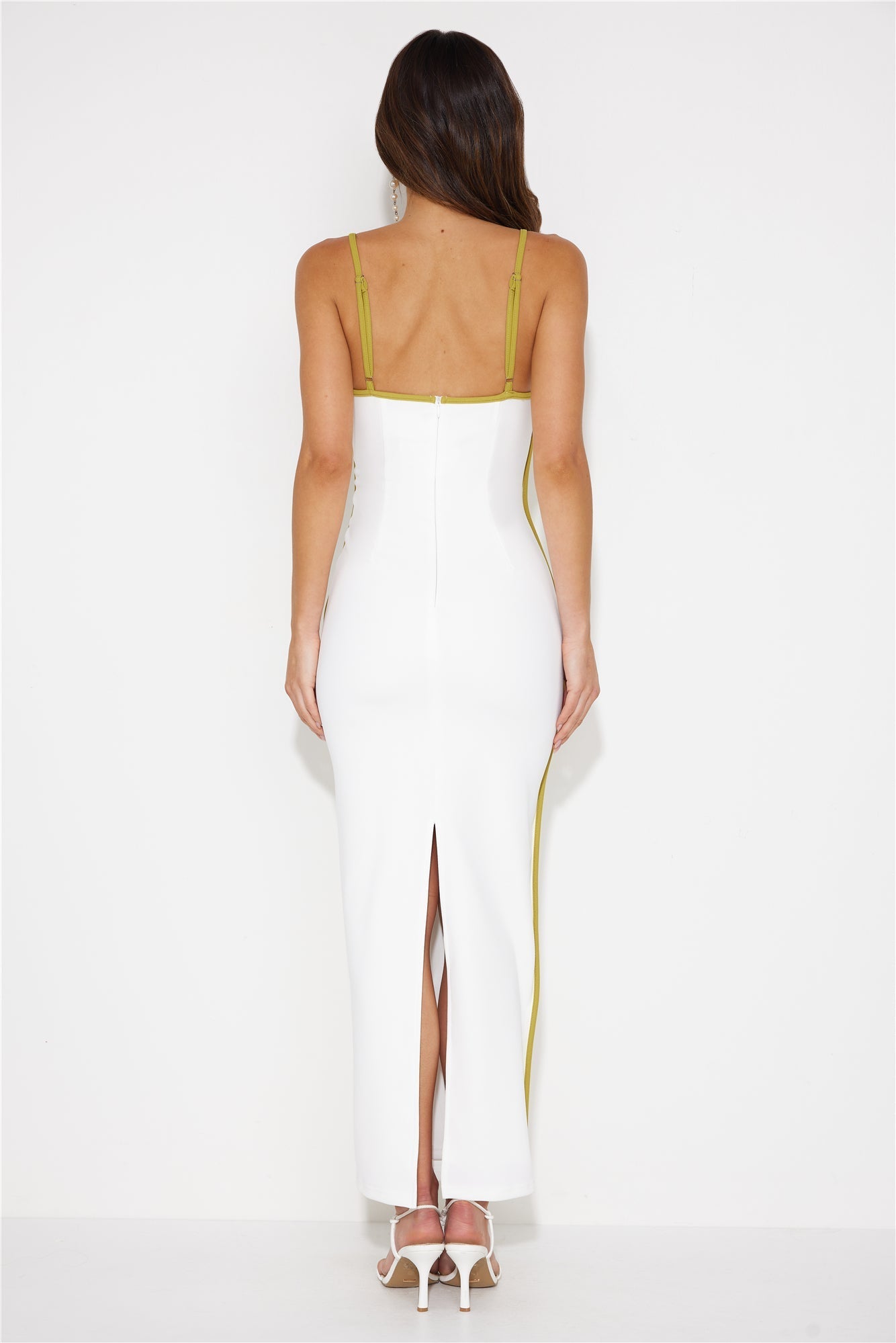 Back To Staples Maxi Dress White