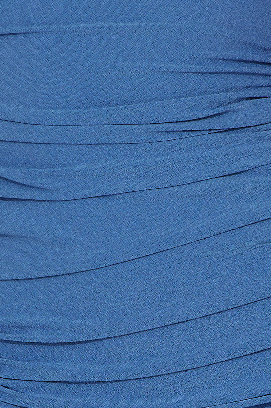 All The Curves Midi Dress Blue