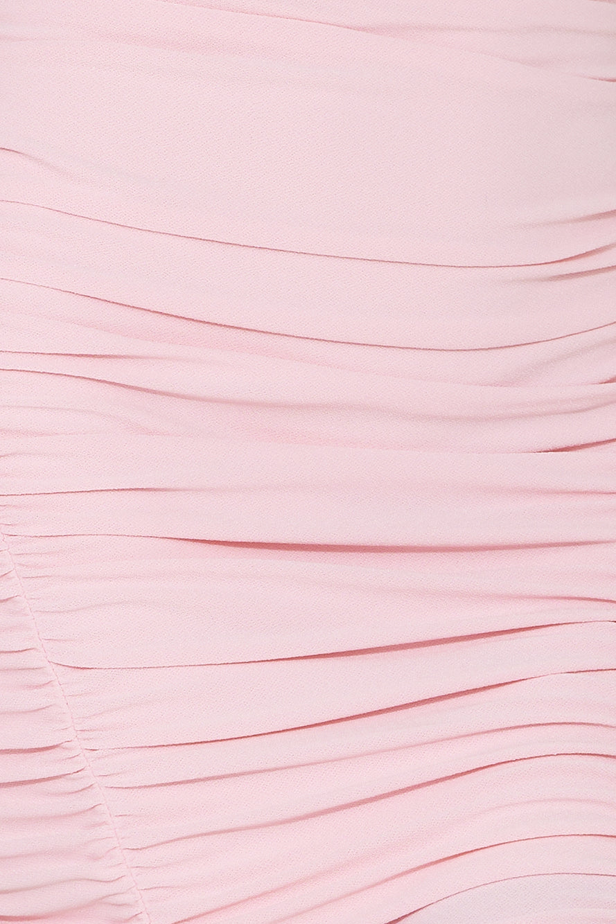 All The Curves Midi Dress Pink