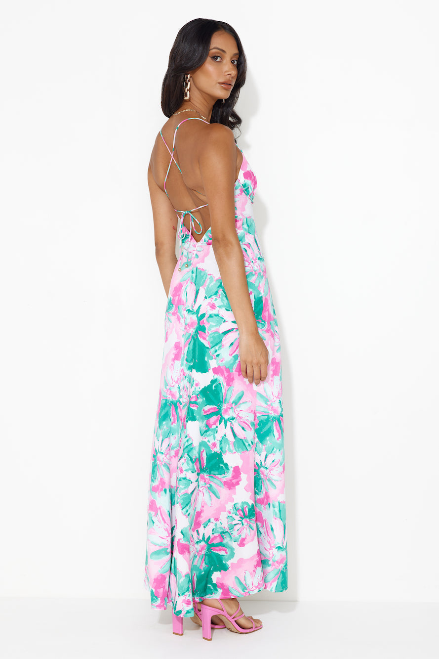 Outback Party Maxi Dress Green