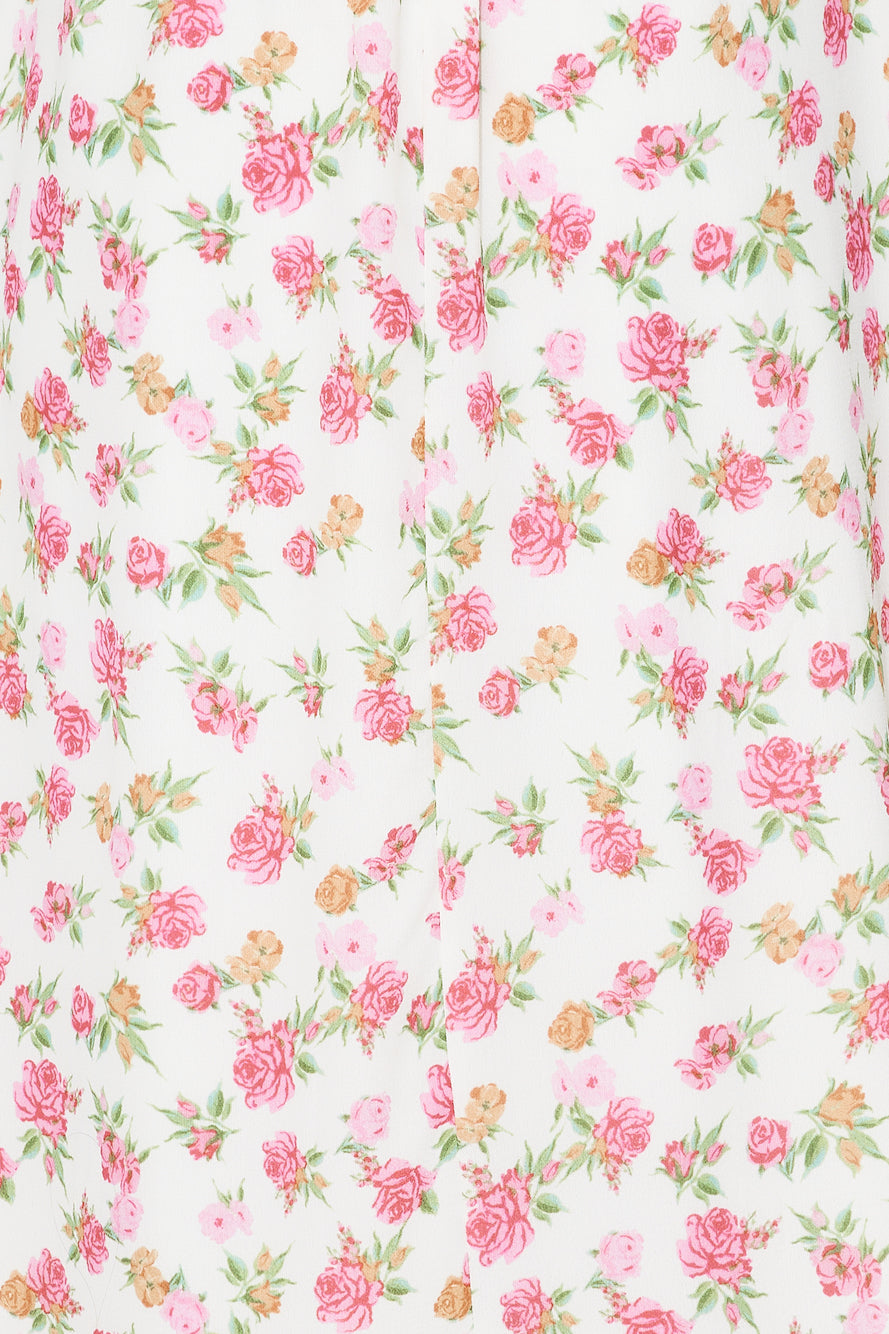 Cupcakes For You Midi Dress White