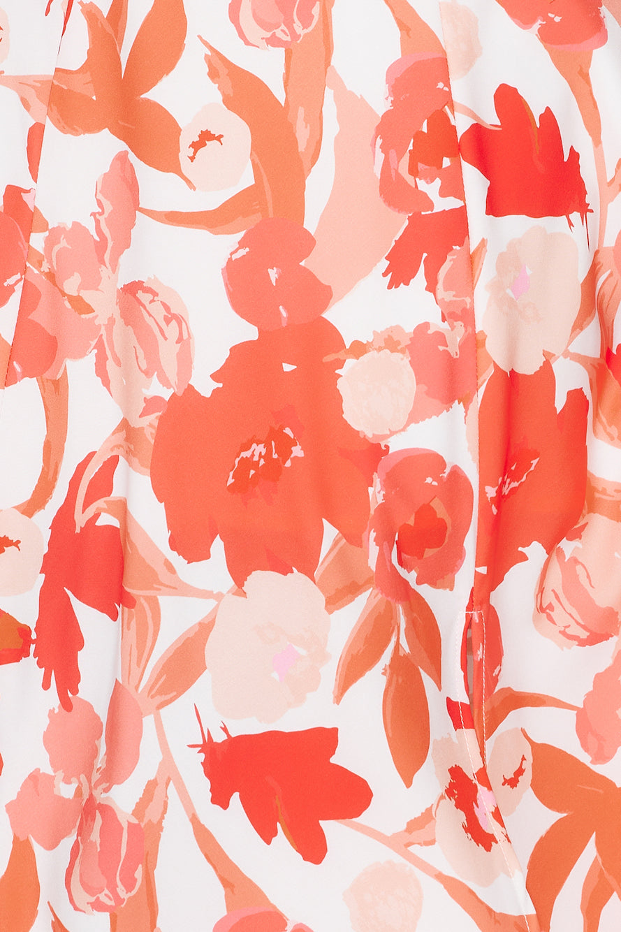 Paradise Island Halter Maxi Dress Red