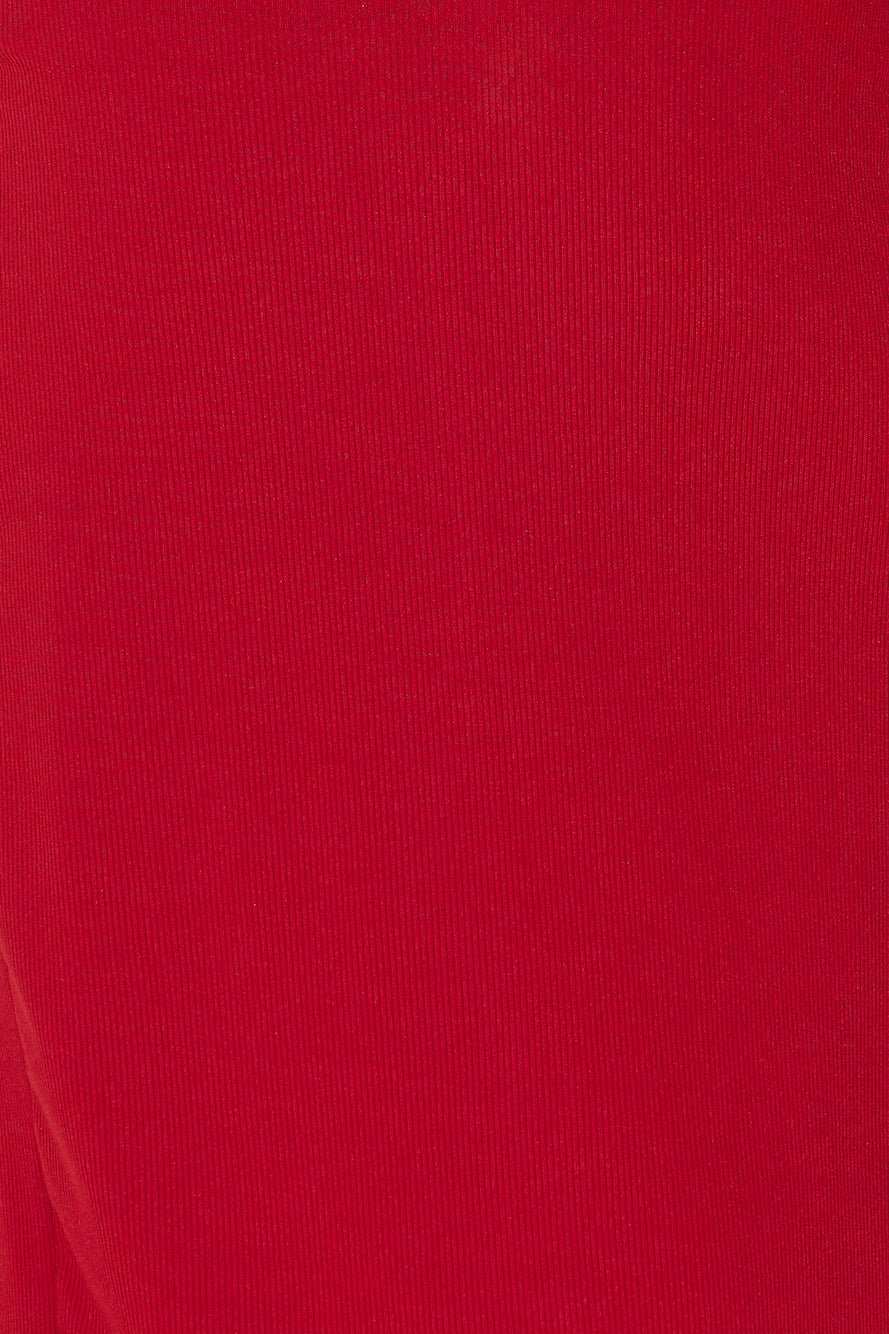 Feeling Snatched Midi Dress Burgundy