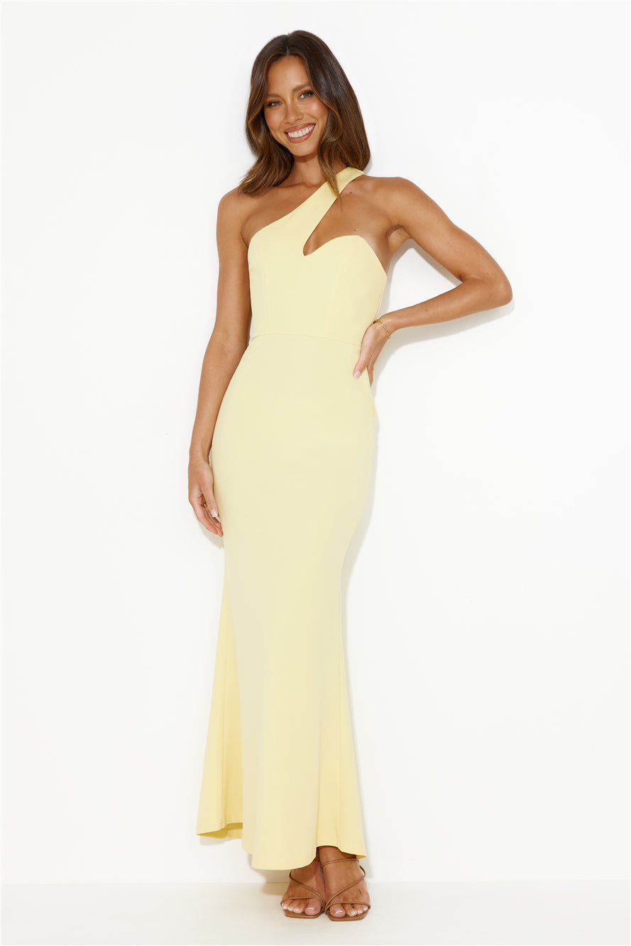 Dance To It Maxi Dress Yellow