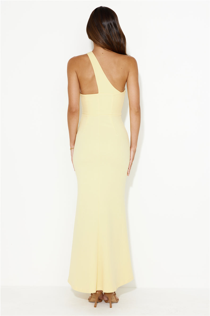 Dance To It Maxi Dress Yellow