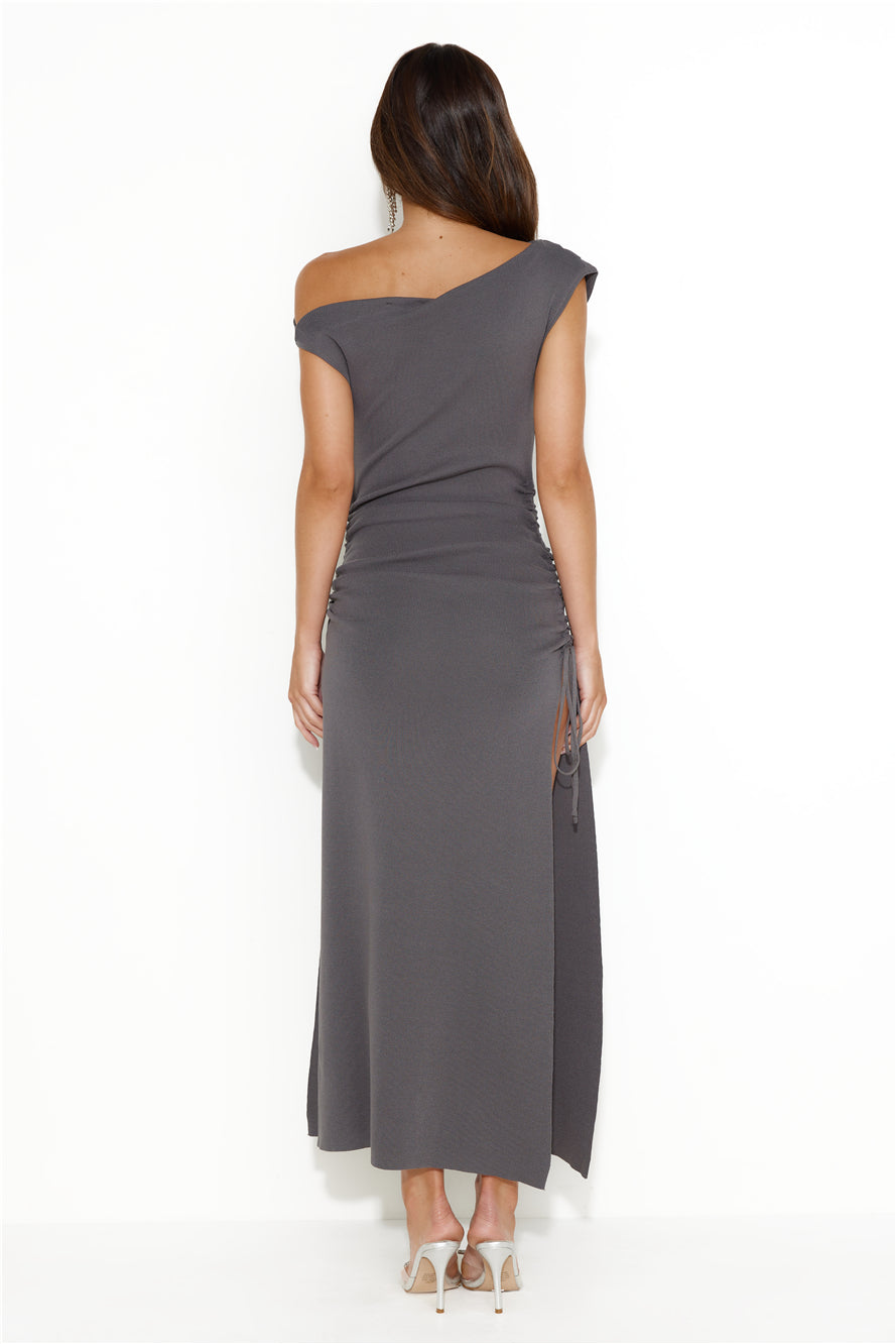 LIONESS Original Sin Dress Slate