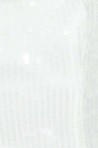 Stop To Compliment Satin Strapless Maxi Dress White