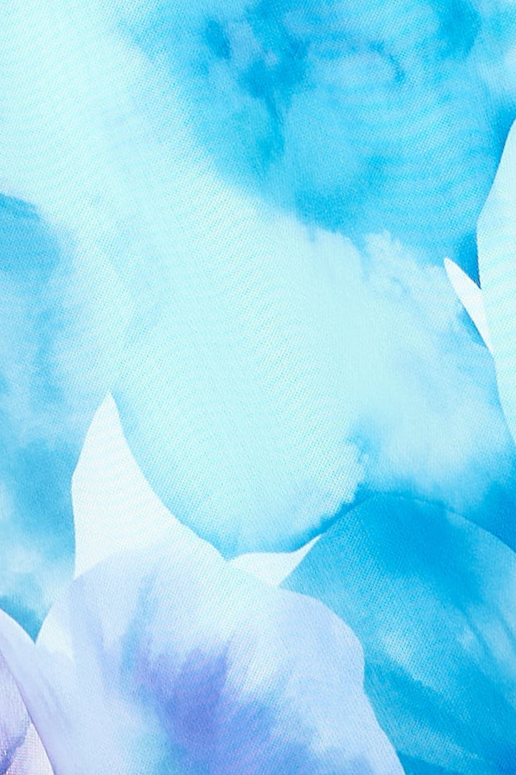 Glad We Met Mesh Frills Maxi Dress Blue