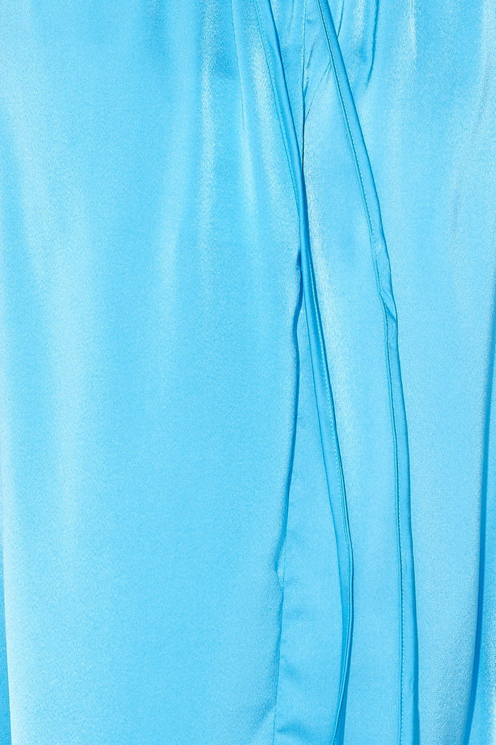 Capture Attention Satin Maxi Dress Blue