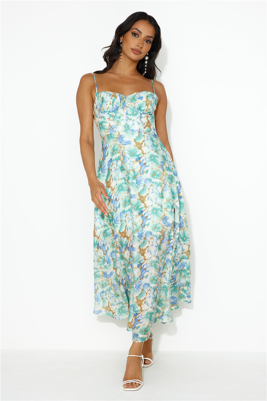 Surround Me Maxi Dress Green