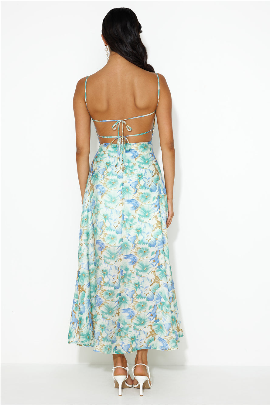 Surround Me Maxi Dress Green