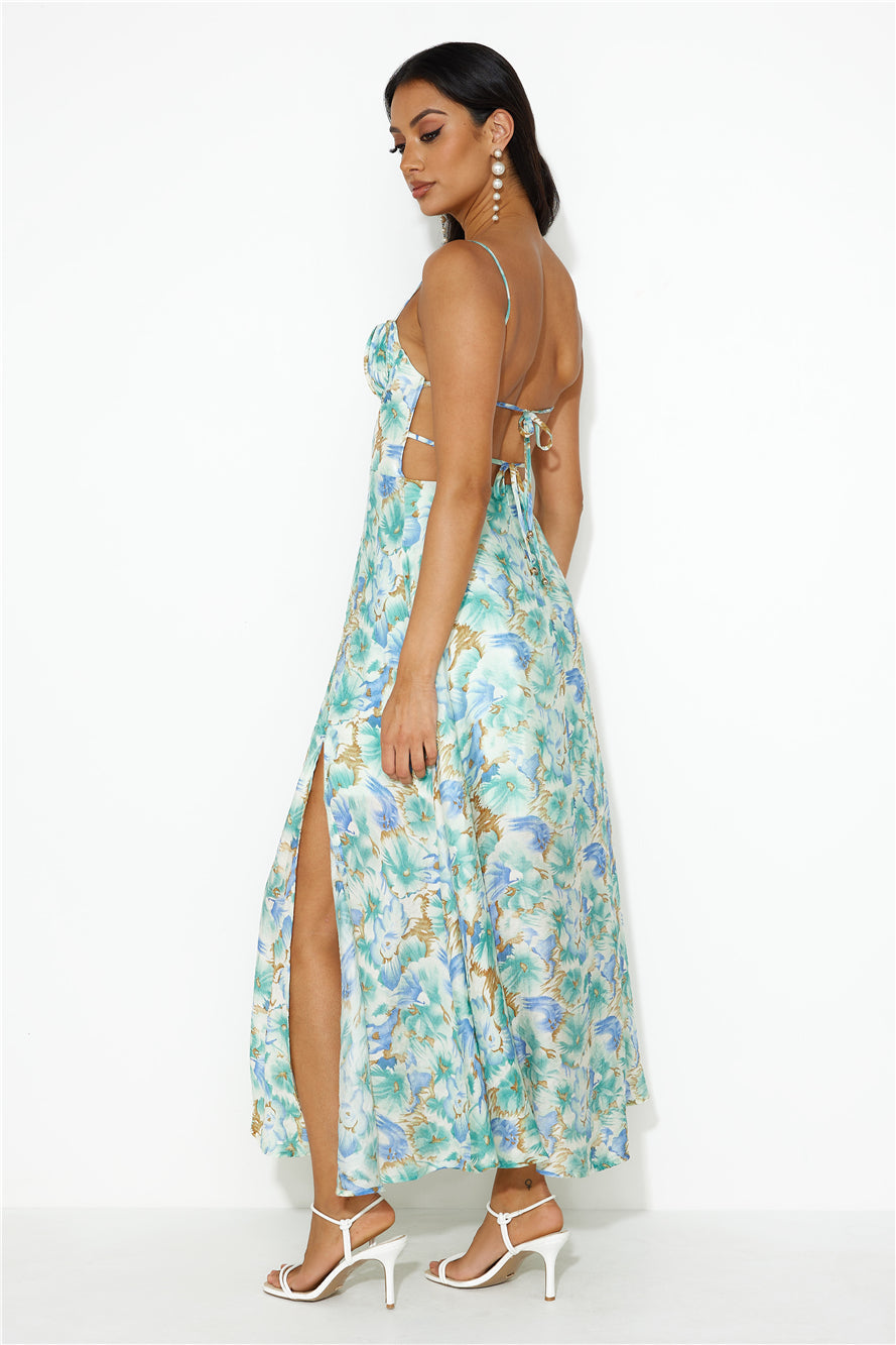 Surround Me Maxi Dress Green