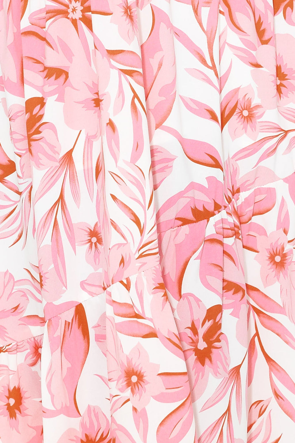 Tropical Island Halter Maxi Dress White