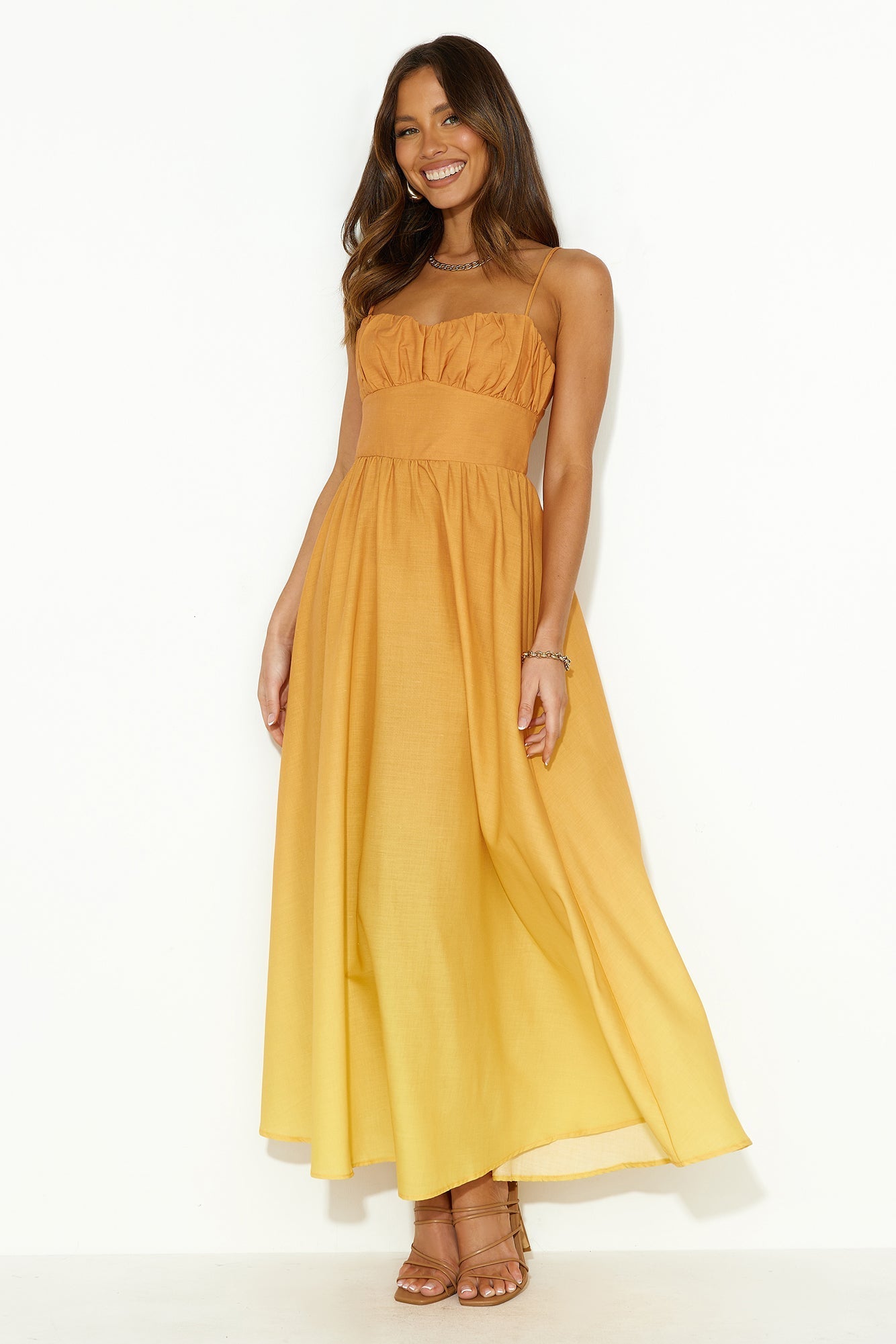 Candy Wonderland Maxi Dress Orange