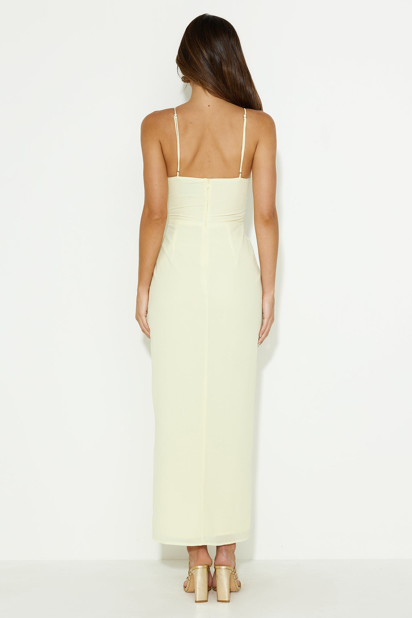 Attention Maxi Dress Yellow