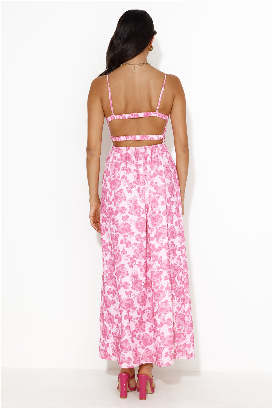 Coolest Feelings Maxi Dress Pink