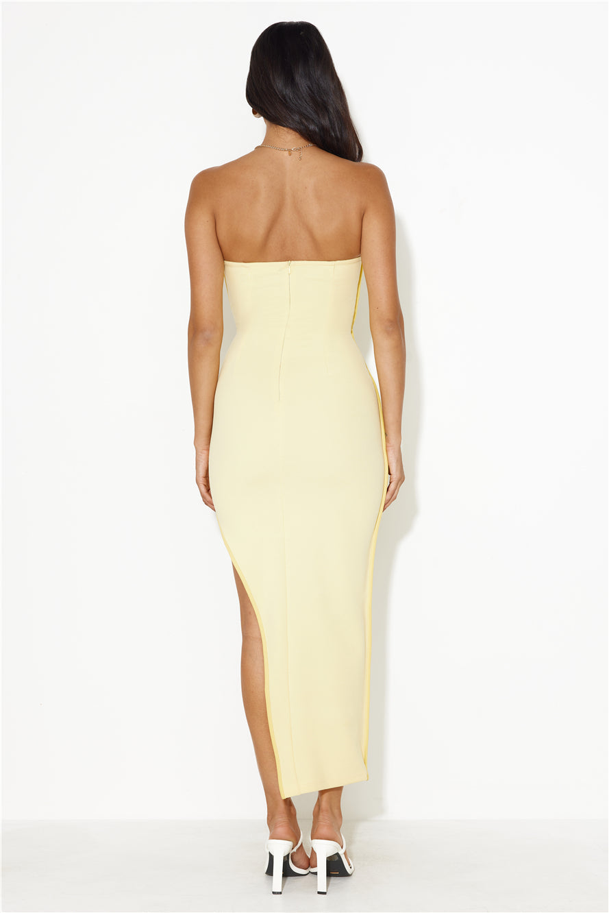 Casino Queen Midi Dress Yellow