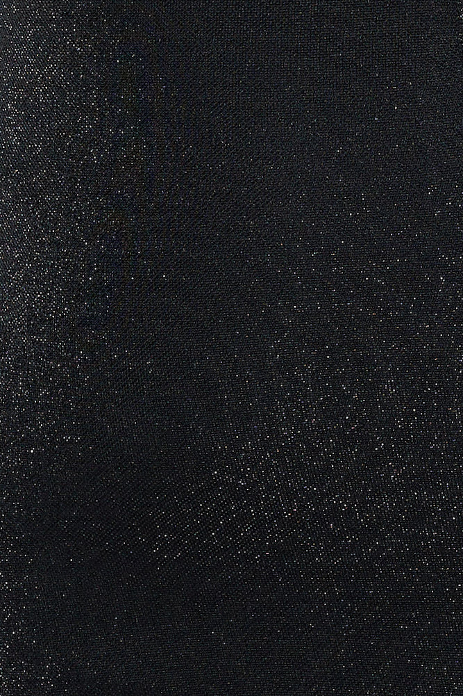 Be Your Example Glitter Midi Dress Black