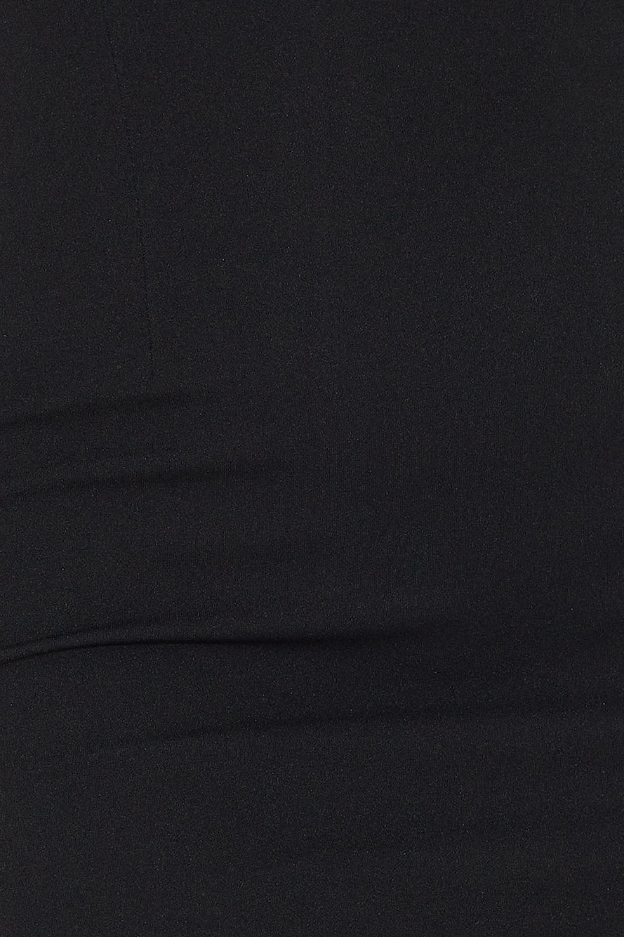 Casino Queen Midi Dress Black