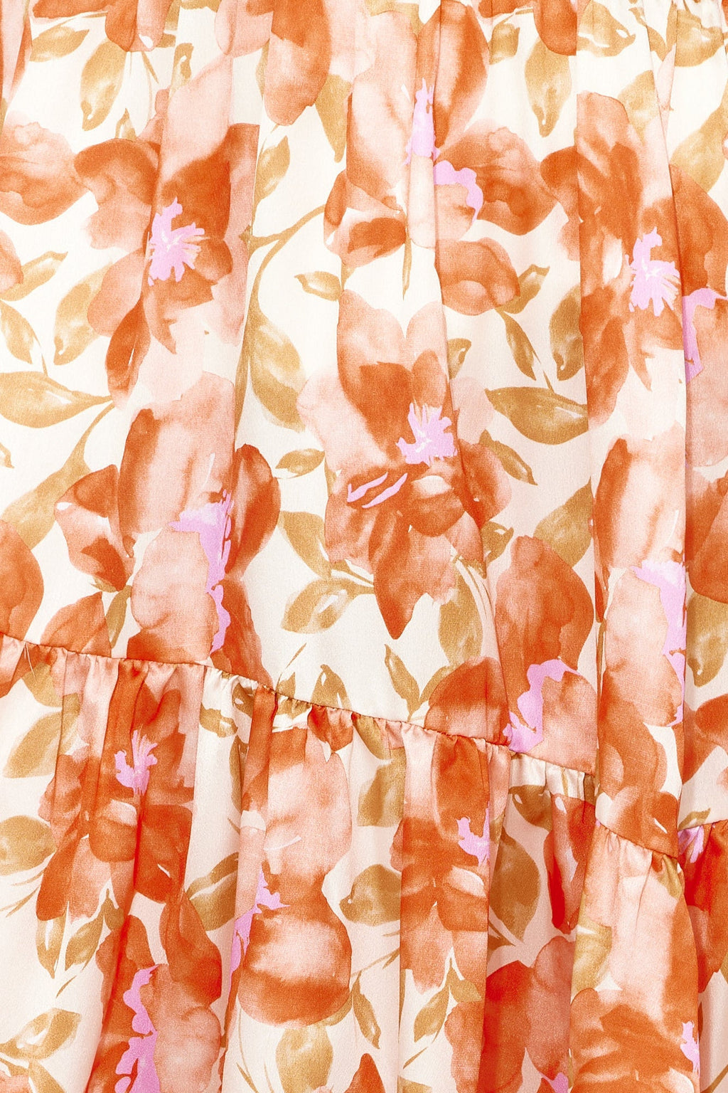 Blast Of Color One Shoulder Satin Midi Dress Orange