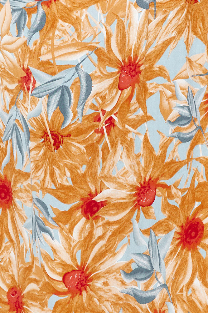 Ticket Anywhere One Shoulder Maxi Dress Orange