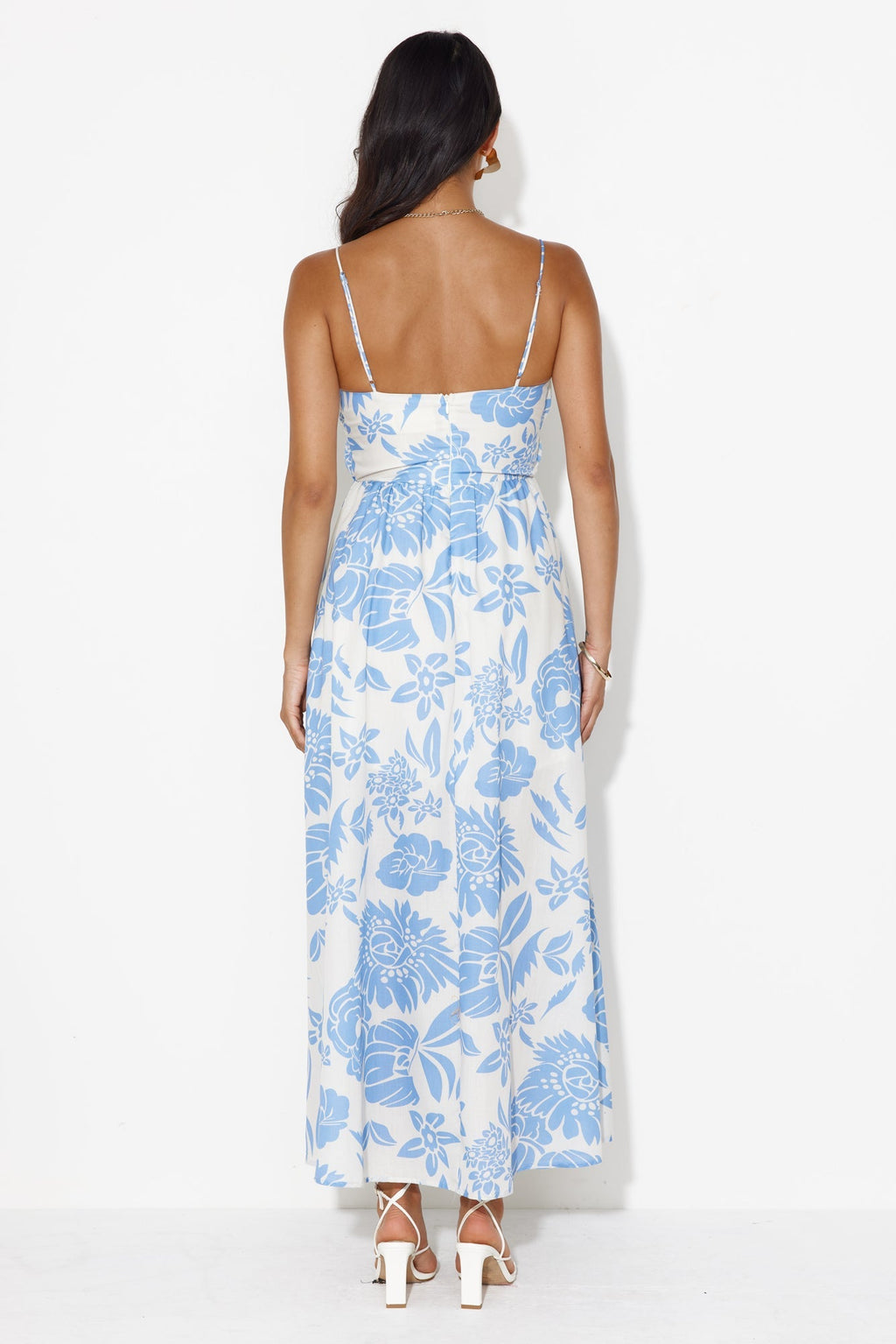 One Time Lover Maxi Dress Blue