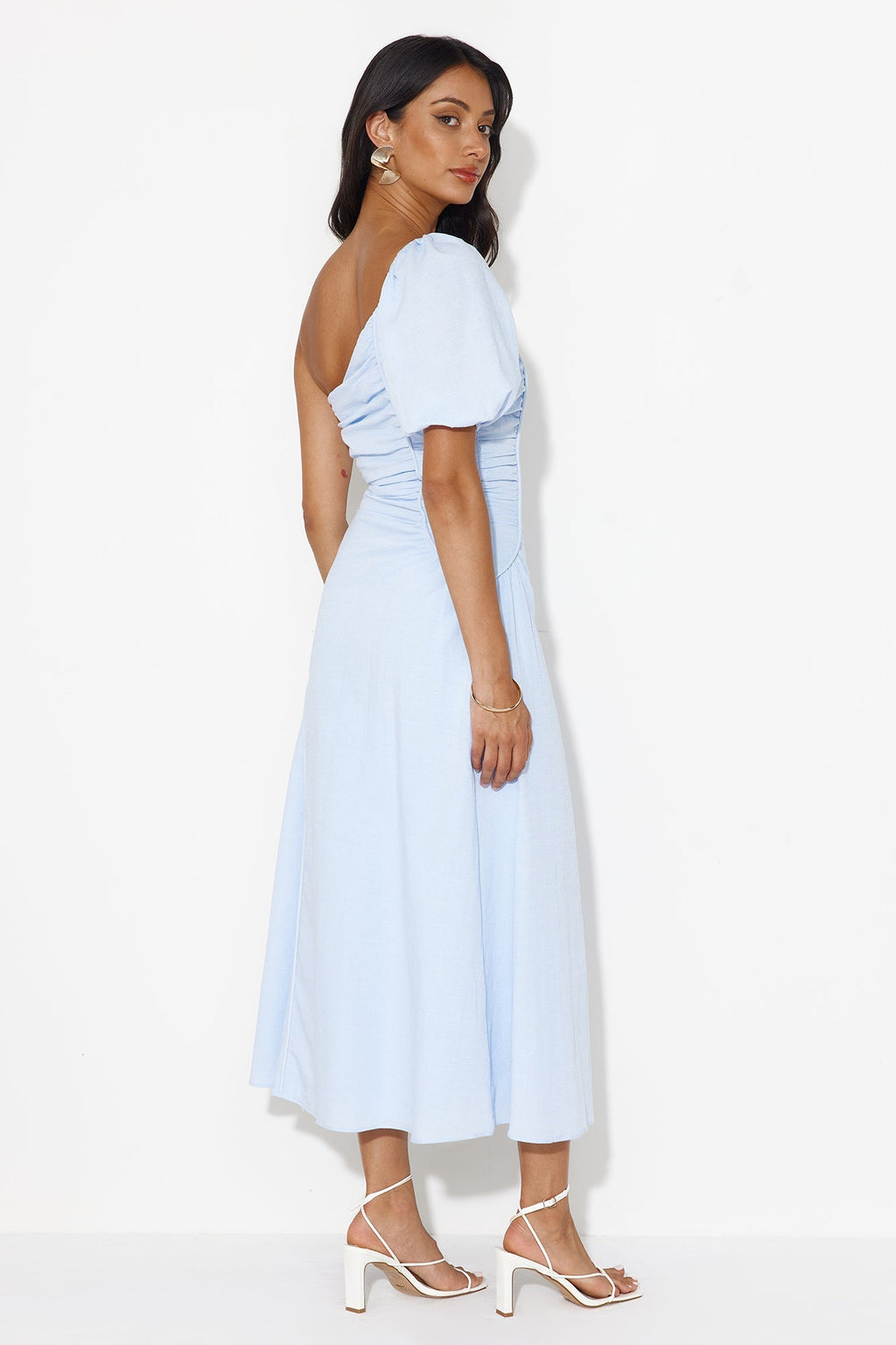 Blueberry Delight Midi Dress Blue