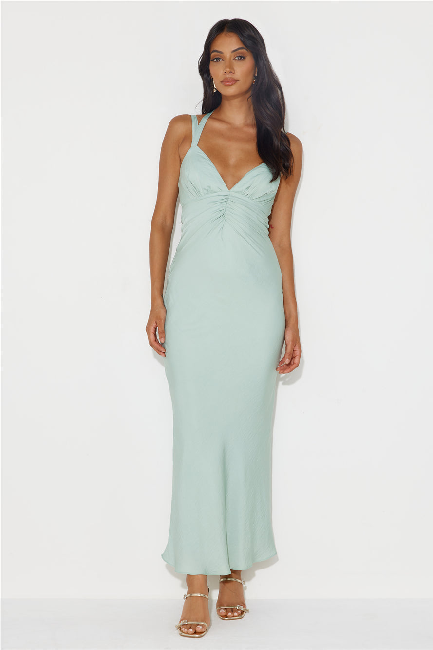 Level Up Maxi Dress Sage