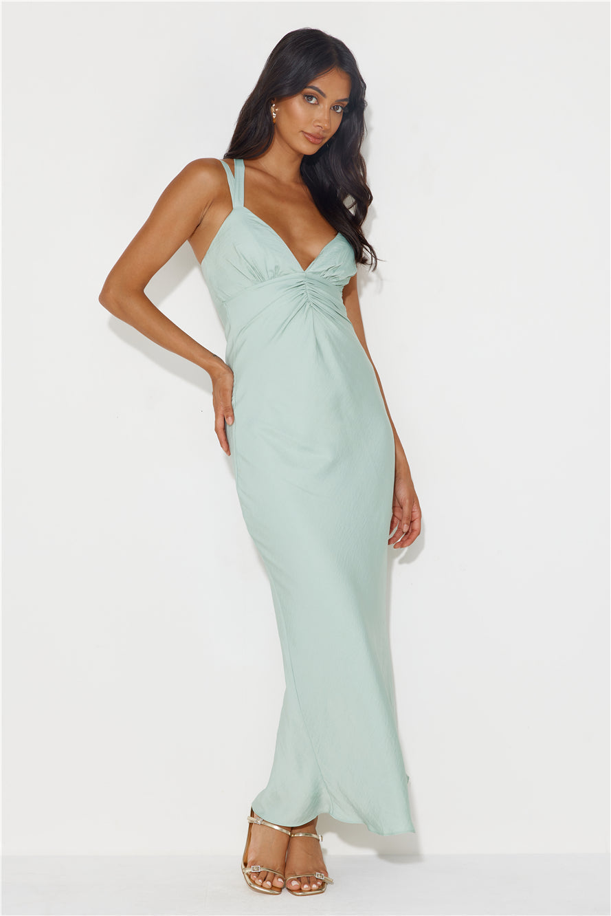 Level Up Maxi Dress Sage