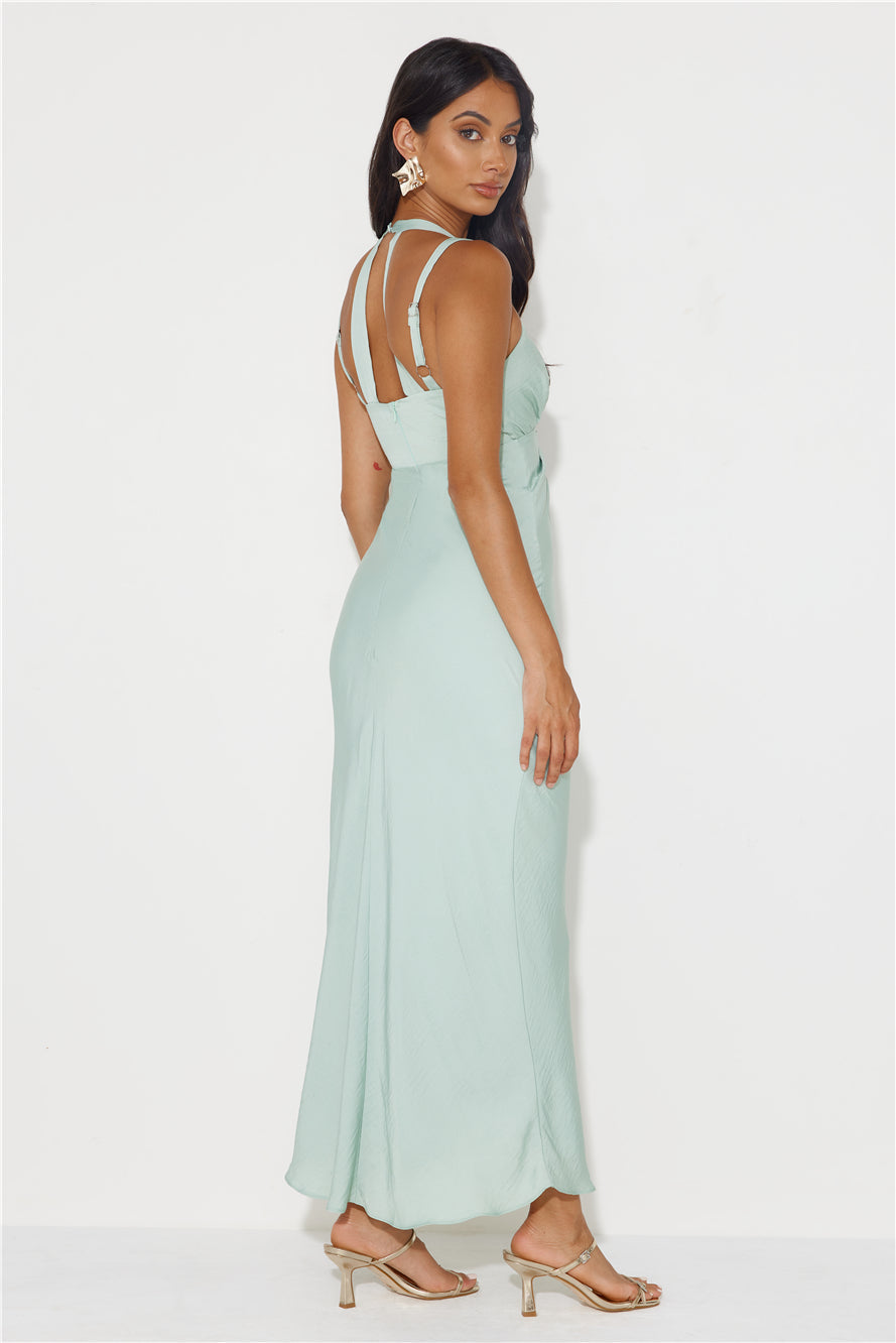 Level Up Maxi Dress Sage