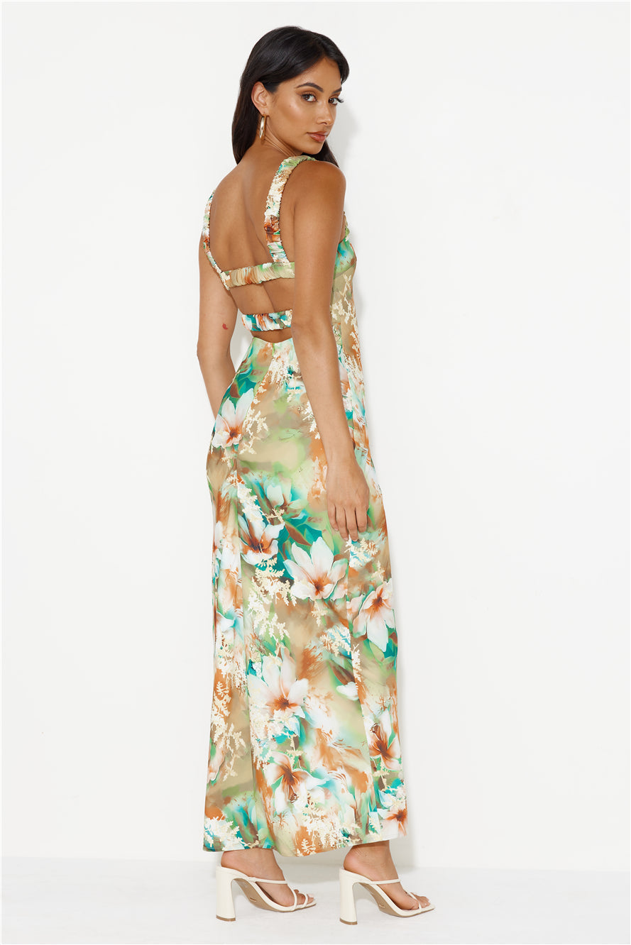 One Step Further Maxi Dress Yellow
