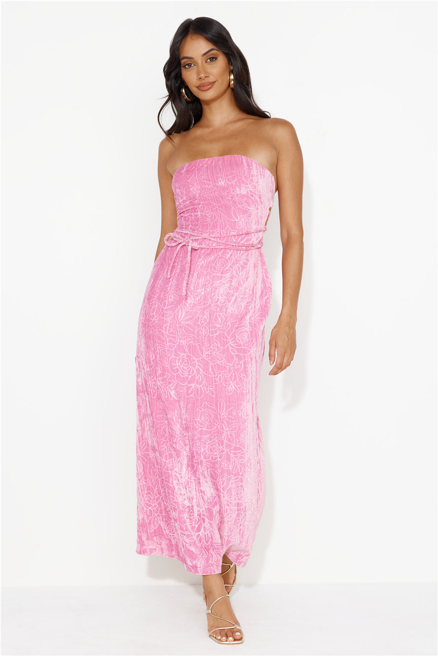 Love The Mirror Girl Maxi Dress Pink