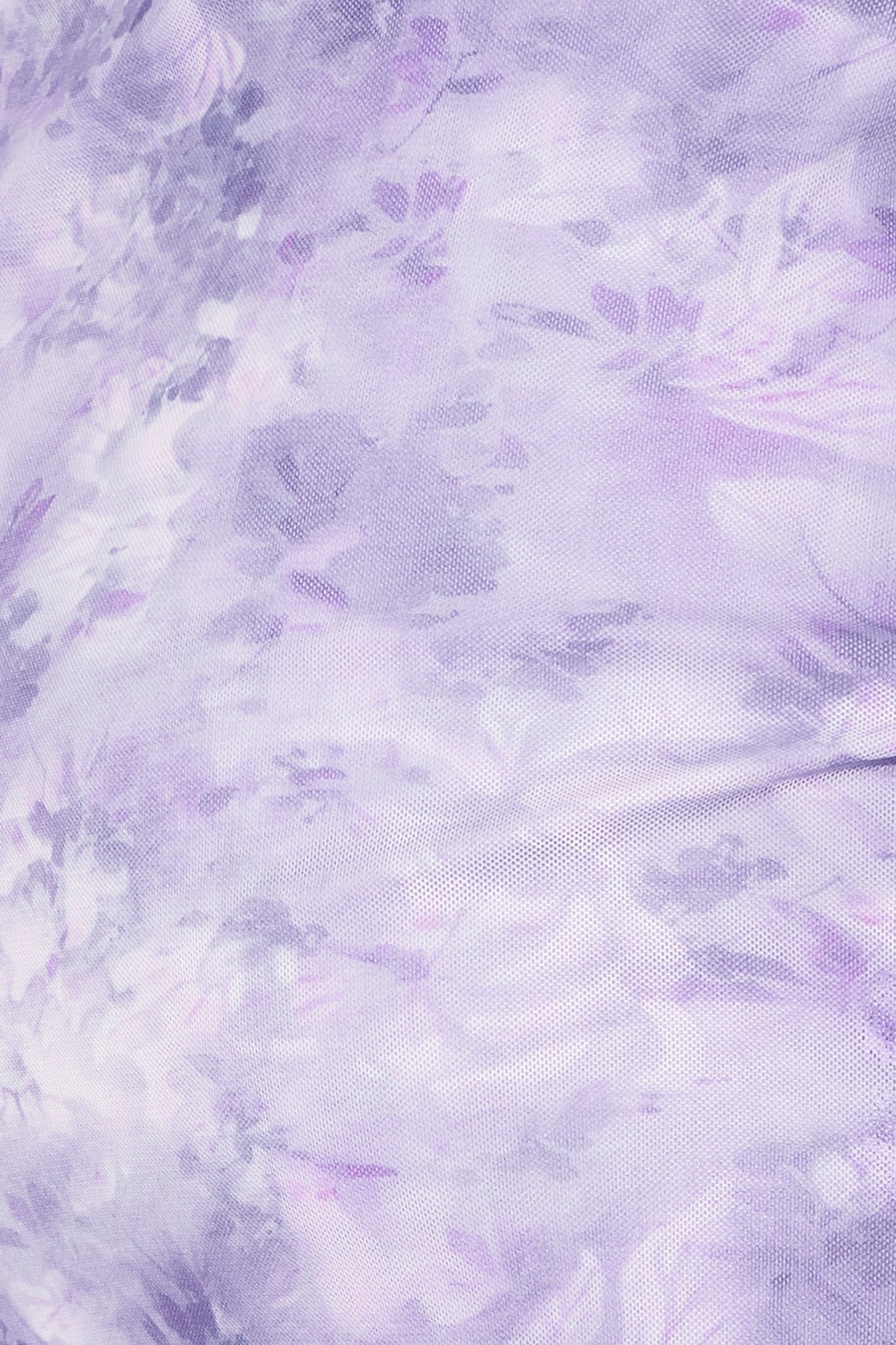 Make A Commotion One Shoulder Mesh Maxi Dress Purple