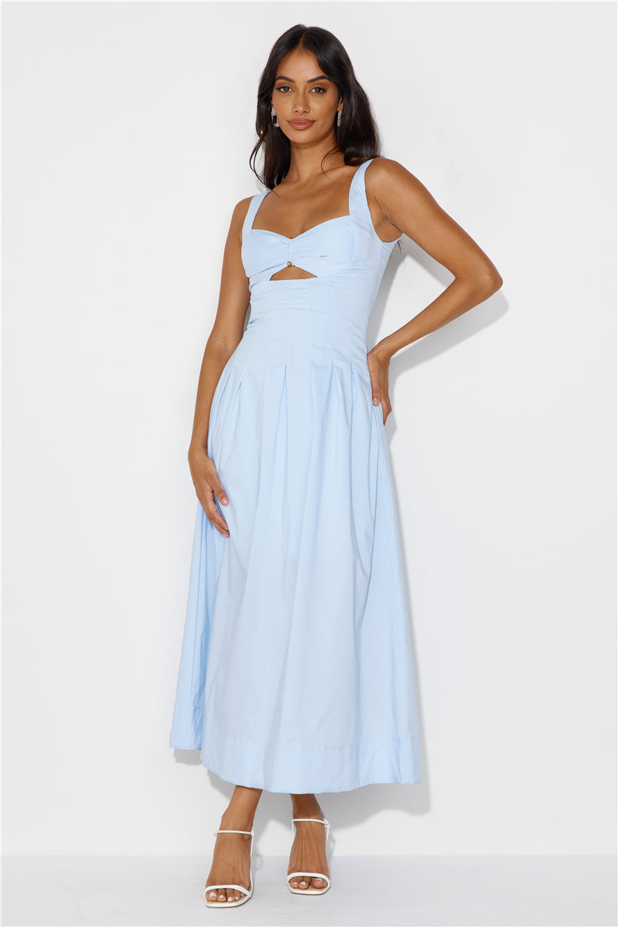 Classy Days Midi Dress Blue