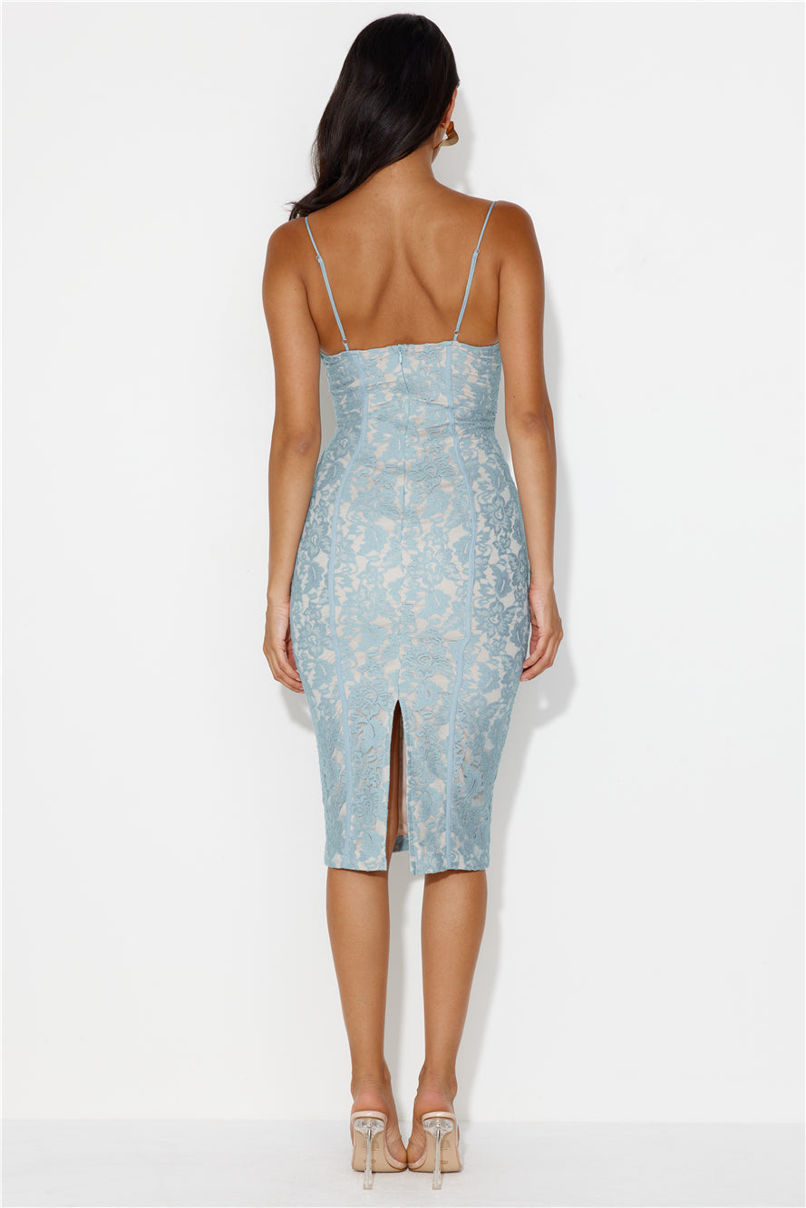 Evening Class Midi Dress Blue