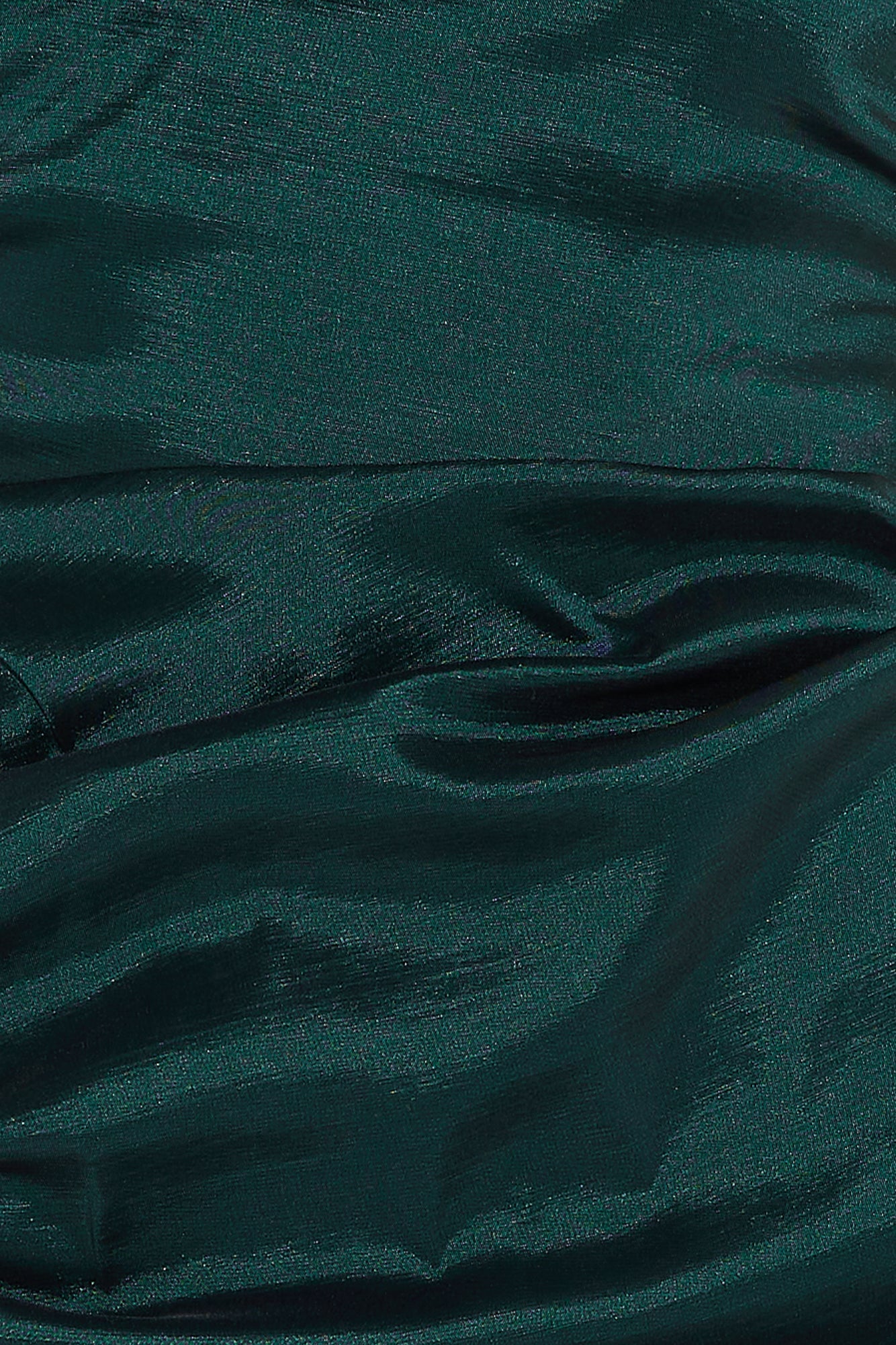 DEAR EMILIA Style Finesse Strapless Satin Maxi Dress Forest Green
