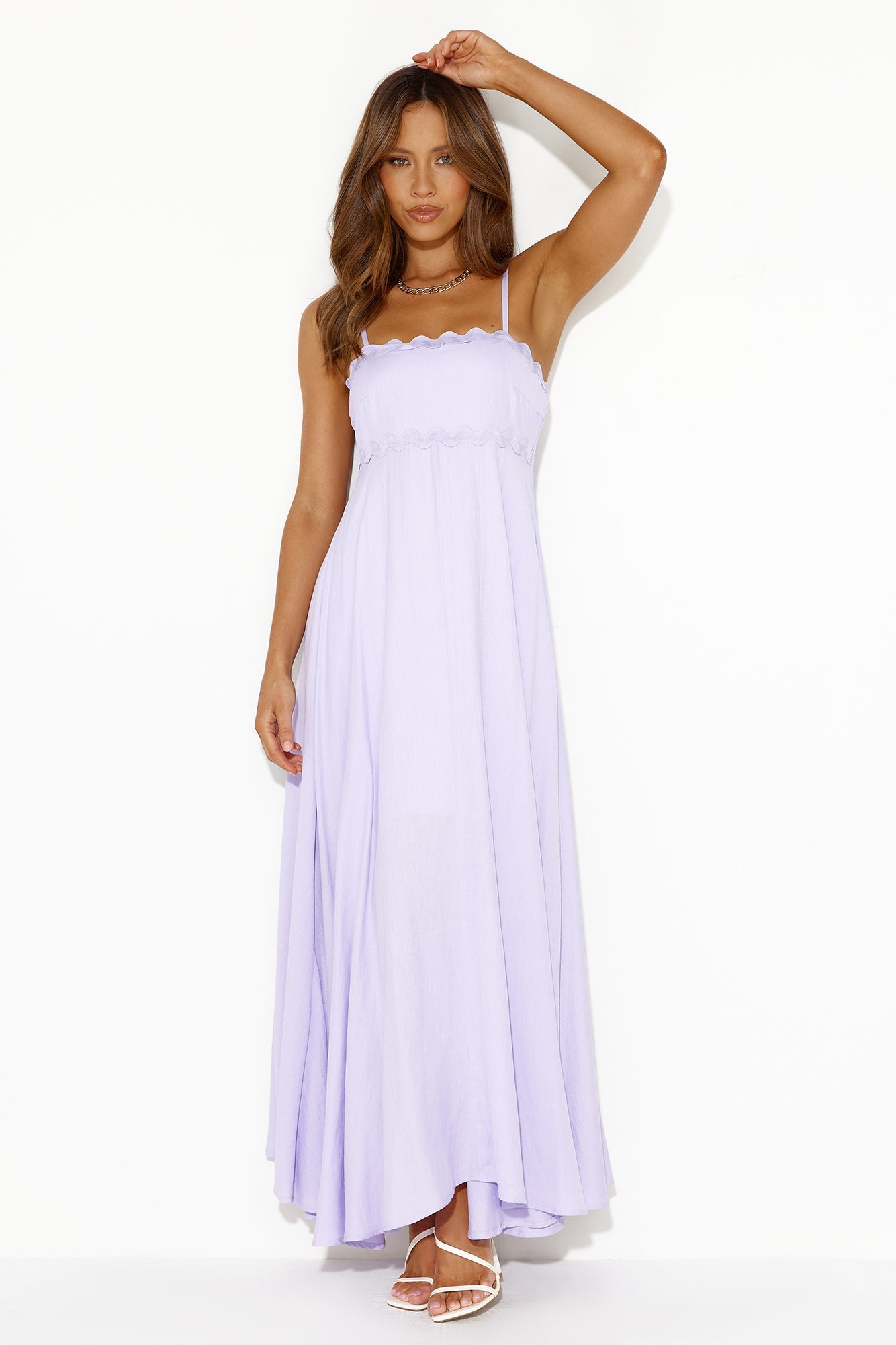 Vacations To The Islands Maxi Dress Lilac