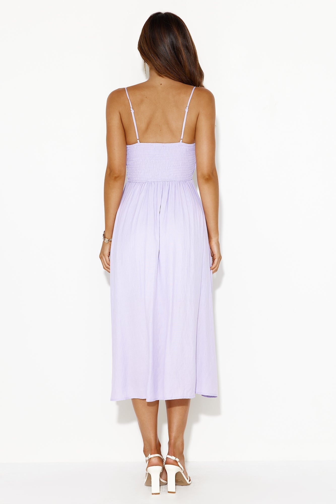 Channeling Moods Midi Dress Lilac