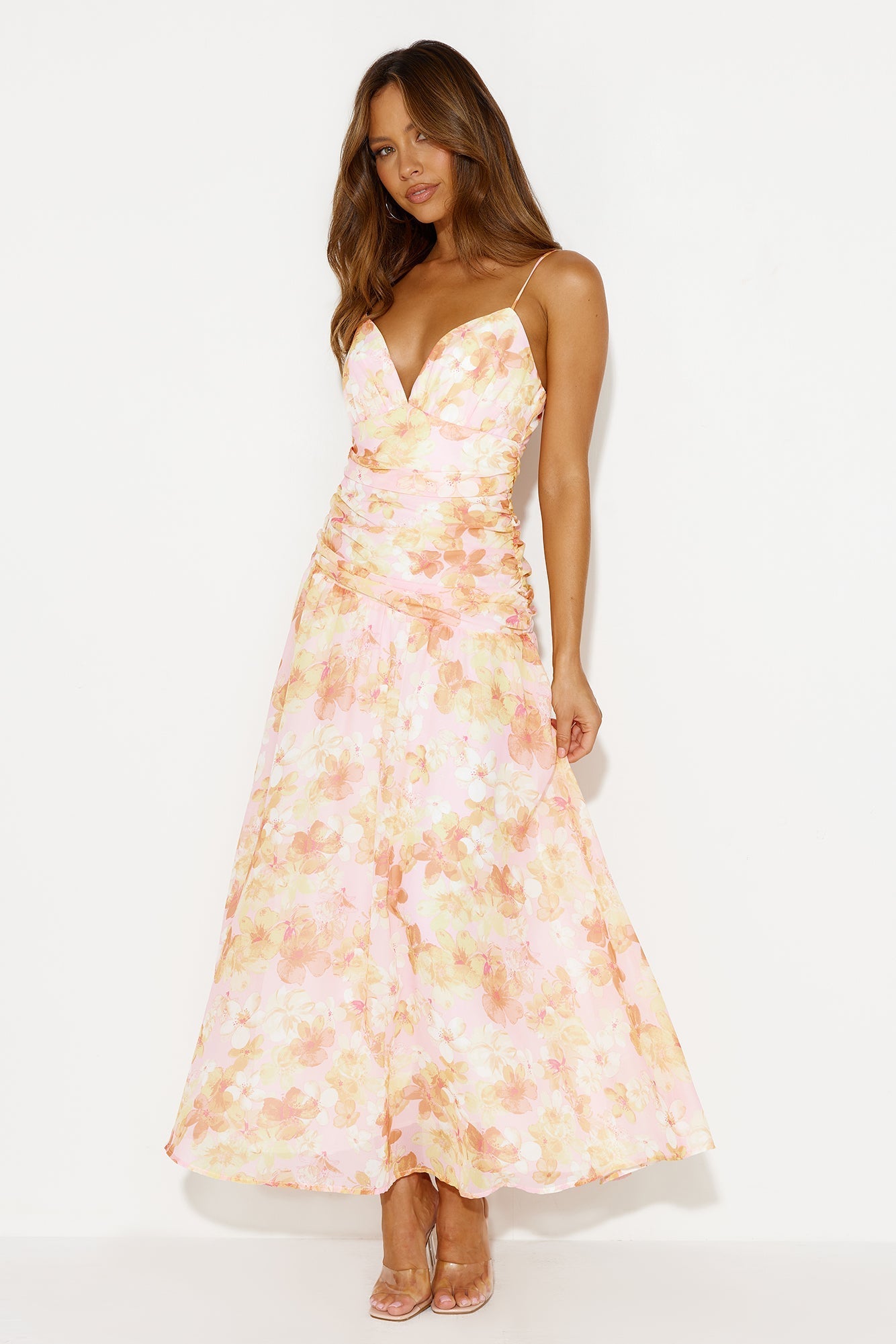 Travel To Me Maxi Dress Yellow