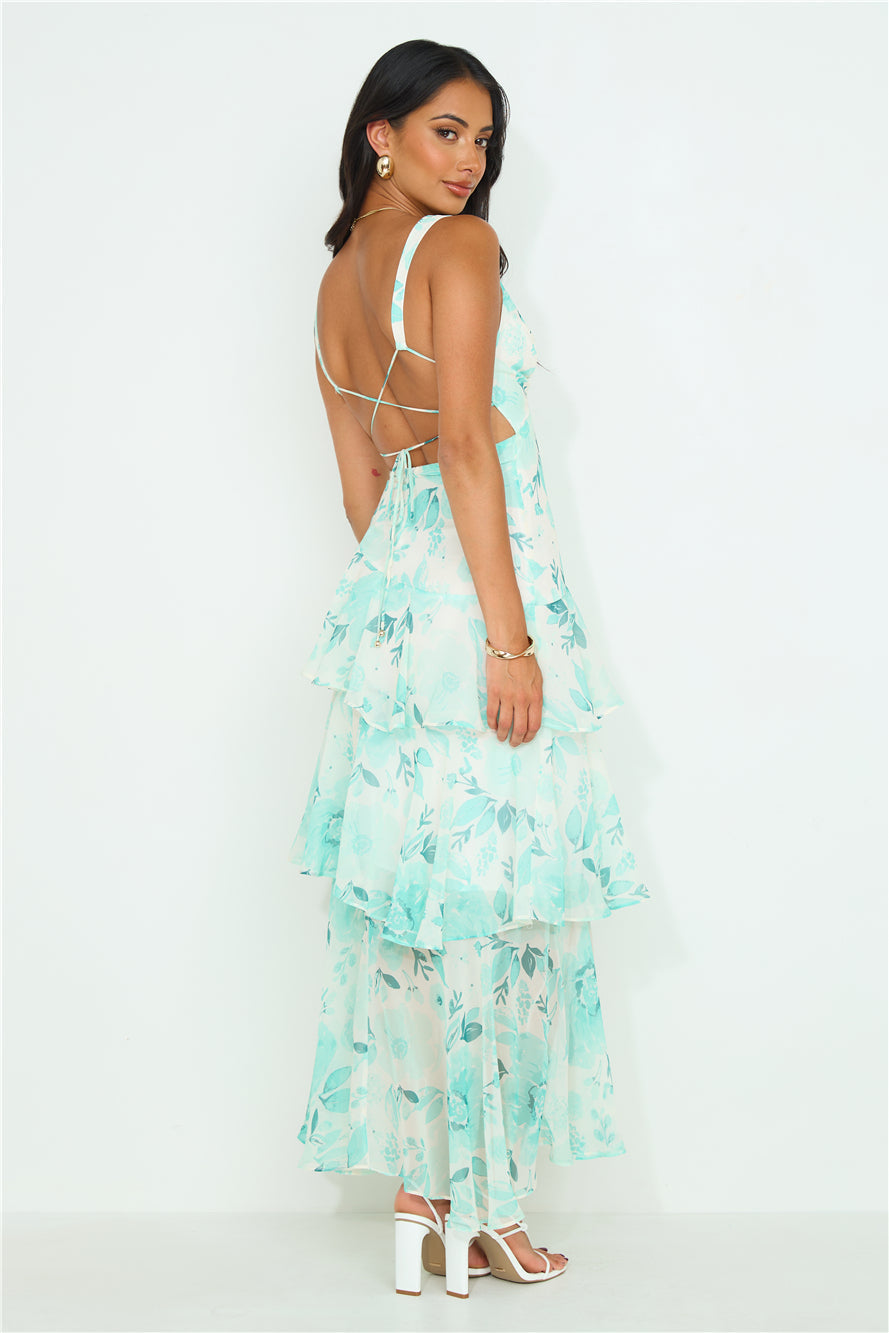 Diamond Worthy Maxi Dress Green